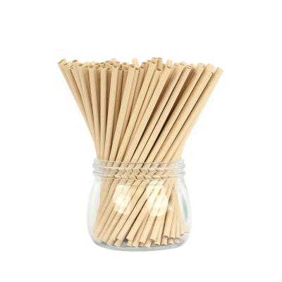 China PLA Biodegradable Paper Straws Brown Paper Straws Independent Packaging for sale