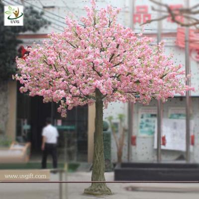 China UVG CHR017 Artificial Wishing Tree pink cherry flower trees for indoor decoration 12ft hig for sale
