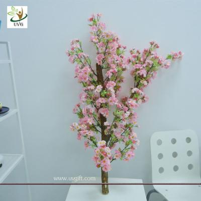 China UVG CHR093 Tree Branches for Centerpieces wedding decoration with pink cherry flowers for sale