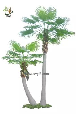 UVG PTR047 various high quality artificial palm trees wholesale with PU fan coconut leaves