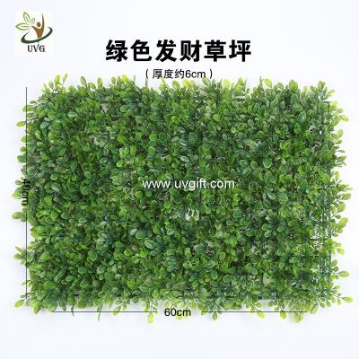 China UVG landscap boxwood hedge artificial plastic grass for interior swimming pool decoration GRS26 for sale