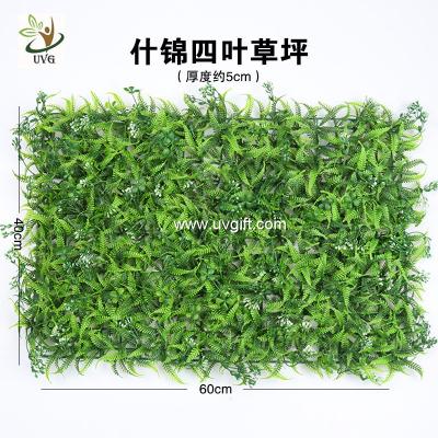 China UVG plastic decoration green pathway artificial turf for home garden landscaping GRS28 for sale