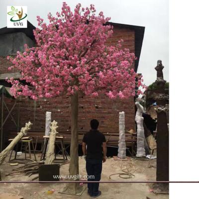 China UVG wedding party favors fake cherry tree with silk cherry blossom flowers for church decorations CHR165 for sale