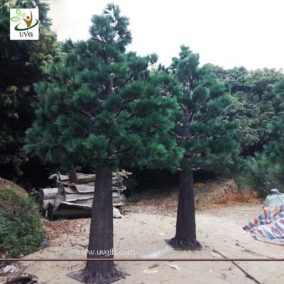 China UVG christmas trees decorating with artificial pine tree branches for garden ornament GRE066 for sale