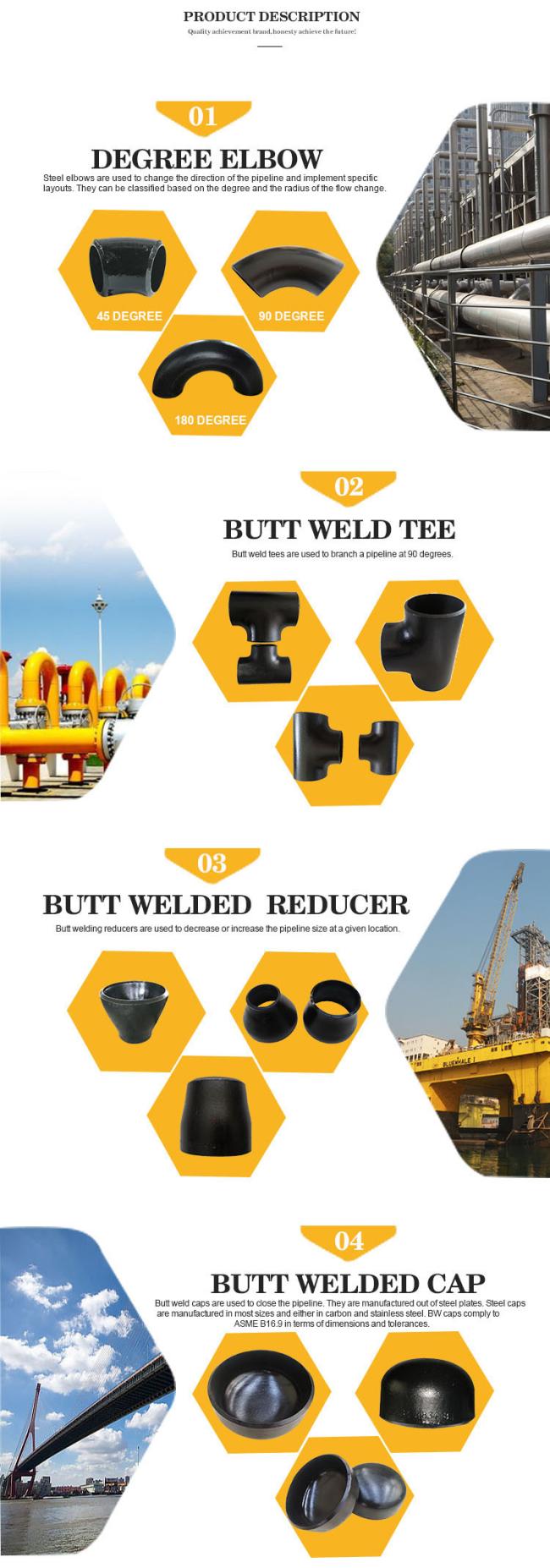 Factory Price hemispherical Carbon Steel Pipe End Cap