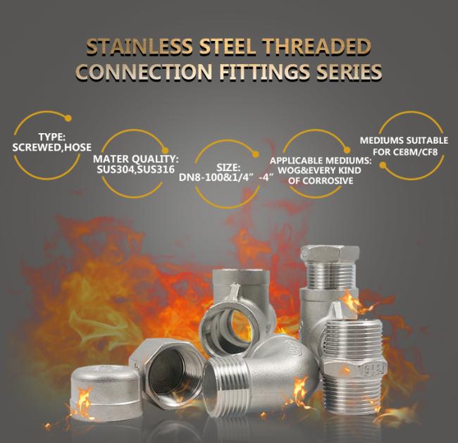 Ss 304 Hydraulic Cross Stainless Steel Water Pipe Fittings