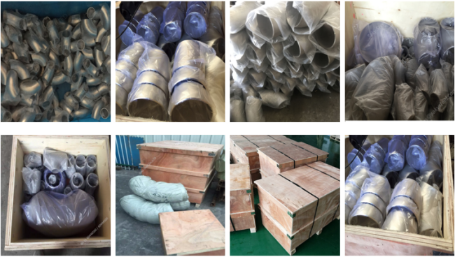 ASTM A403 WP321 / 321H 45 Elbow ASTM A403 WP316 Equal Tee