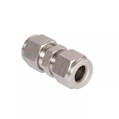 China Swagelok Type SS316 Stainless Steel Compression Double Ferrules Union Tube Fittings en venta