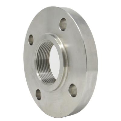 China DN25 En1092 Pn16 Raised Face Stainless Steel Pipe Threaded Flange for sale