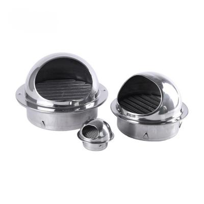 China Stainless Steel Round Kitchen Wall Exhaust Waterproof Ventilation Mushroom Pipe Air Vent Cap Cover for sale