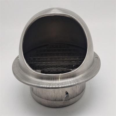 中国 ステンレス鋼の円形の台所壁の帽子のエア・ベント カバーを導管で送る3inch厚いステンレス鋼 販売のため