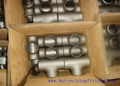 China seamless Stainless Steel Tee , single slit pipe wall thickness 1 / 2 