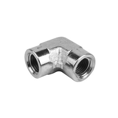 China 90 Degree Elbow Stainless Steel Pipe Fittings Double Internal Thread Tube Connector for sale