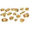 China Brass Hose Connector With Lock Valve Brass Union Male Thread Hexagonal Pipe Connectors Fitting en venta