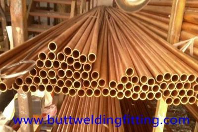 China CuNi90/10 Copper Nickel Tube / Straight Copper pipe CuNi 90/10 6 - 12m Length for sale