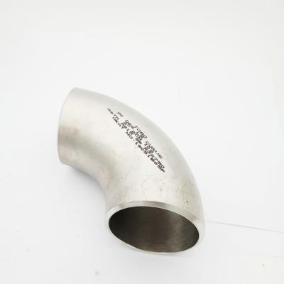 China Super Duplex Stainless Steel Butt Weld Pipe Fittings LR Steel Elbow SCH 40 for sale