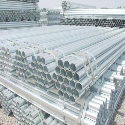 China Hot Dip GI Construction Scaffolding Round Welded Pre Galvanized Steel Pipe for sale