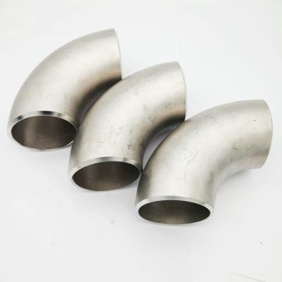 China Stainless Steel Pipe Fittings 2507 Duplex Stainless Steel Seamless 3/4'' SCH10s 90 Degree Elbow for sale