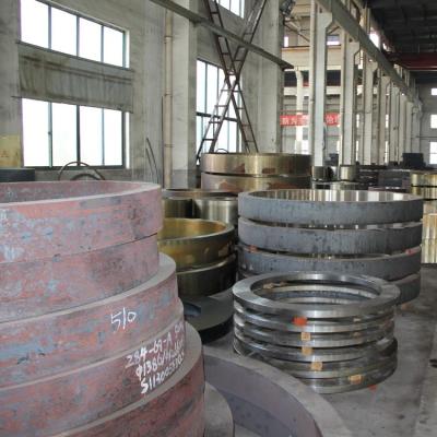 Chine L'OEM a adapté l'acier au carbone aux besoins du client de grand diamètre a forgé les pièces de forge d'acier inoxydable d'anneau à vendre