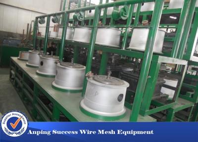 Chine Type de alimentation droit de machine humide de tréfilage de structure simple de couleur verte à vendre
