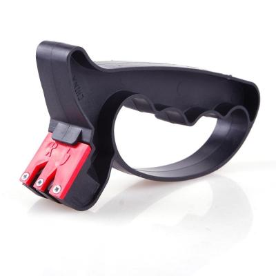 China 2 In 1 Handheld Scissor Knife Sharpener Sharpening Tools with Perfect Grindstone for sale