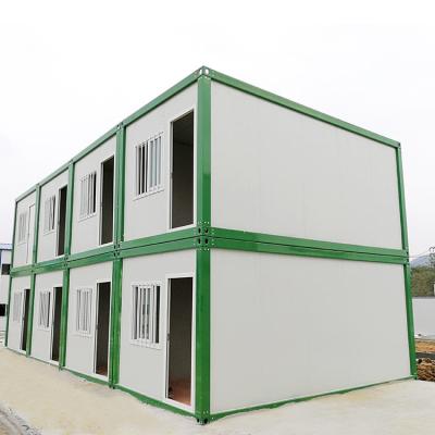 China Staff Container Dormitory Fully Assembled Mobile Ready Made Container House Philippines Sandwich Panel Prefab House for sale