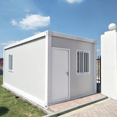 China Contenedor de envío desmontable de 20 pies Vivienda temporal Casa prefabricada modular en venta