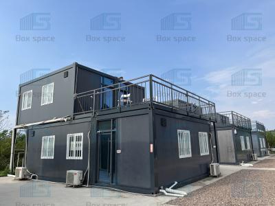 China BOX SPACE Custom Prefabricated Detachable Container Homes Prefab Low Cost Modular Apartment Building House à venda