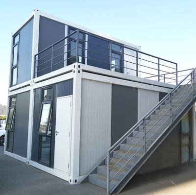 China Resort Prefab House Jamaica Prefabricated Light Steel Villas Prefab Container House Flat Pack Container for sale