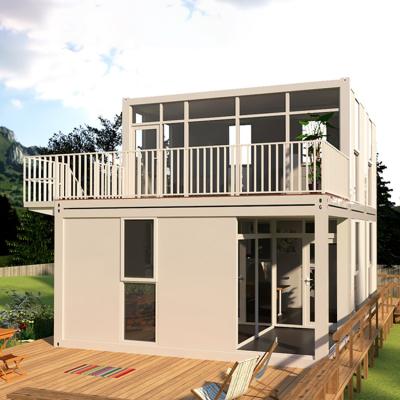 China 2 Story Container Temporary Housing Mini Prefabricated Modular Homes for sale