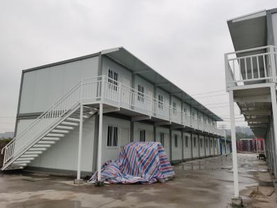 China Casas de contenedores temporales de acero galvanizado Camping Cabina de oficina lista en venta