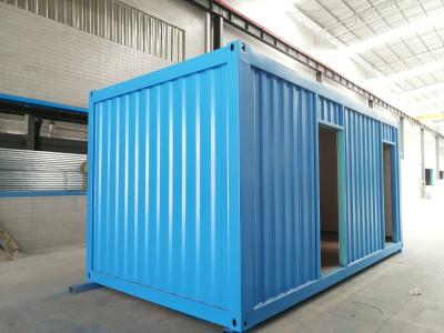 China BOX SPACE Flat Pack Container Office Flat Pack Container House With Stronger Frame For Safety And Durability for sale