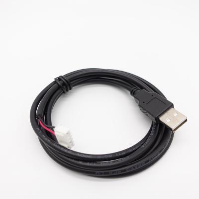 China Oceania Main Market Male USB 2.0 Extension Cable with 5 Pin JST Connector Wire Harness for sale