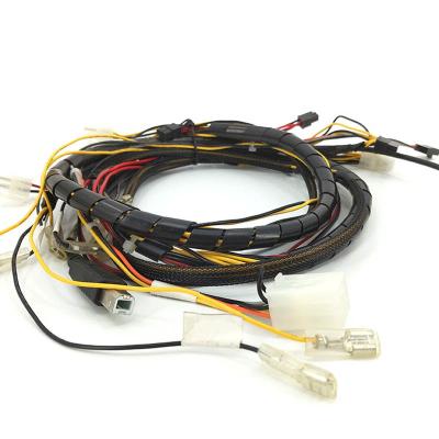 China Black 2.54mm Pitch Customized Electronic Wiring Harness for Superior Engine Assemblies for sale