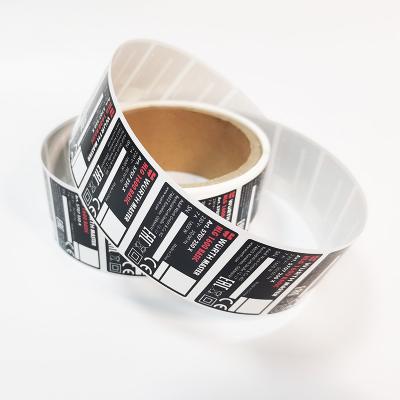 China Etiquetas de empacotamento imprimíveis de papel Matte Industrial Labels Rolls permanente da etiqueta à venda