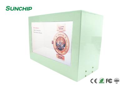 China High Brightness Transparent LCD Showcase Remotely Control To Publish Any Programs for sale