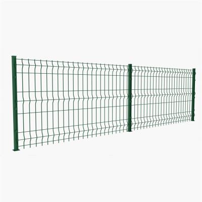 China Galvanized Steel Metal Mesh Security Fencing PVC Coated 3D Bending Curved Garden Farm for sale
