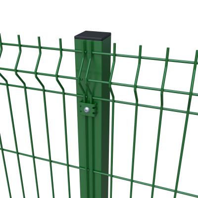 China 3D Curvy Welded V Mesh Security Fencing Galvanized 4mm for sale
