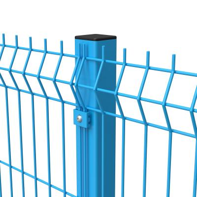 China Steel 3D V Mesh Security Fencing 4mm 60mm Post 50mm X 200mm for sale