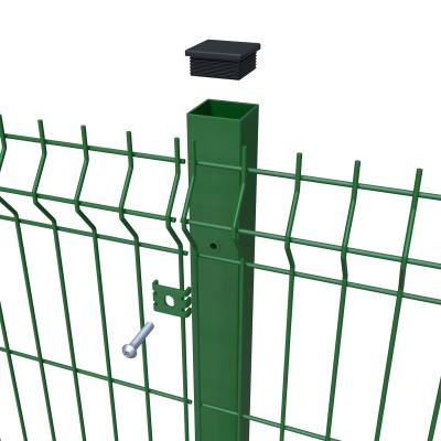 China Outdoor Garden Privacy 3D Curved V Mesh Fencing Gate for sale