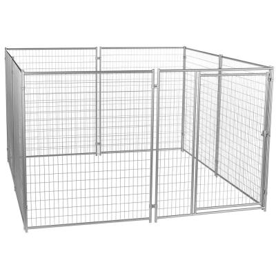 China Pet Heavy Duty Outdoor Dog Kennel For Large Dogs With Gate And Roof for sale