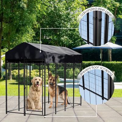 China Steel Heavy Duty Dog Kennel Panels for sale