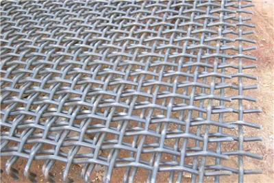 China Galvanized Filter 0.3mm Crimped Woven Wire Mesh for sale