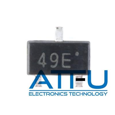 China 49E SOT23 3503 Linear Hall Effect Sensor IC SS49E AH49E Small Size Operated By Magnetic Field for sale