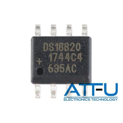 China Programmable Integrated Circuit Chip DS18B20Z+ Measures Temperatures -55°C To +125°C for sale