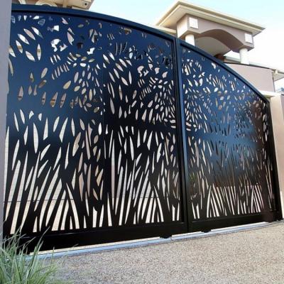 China Residential Laser Cut Metal Fence Panels Decorative Metal Fencing Panels for sale