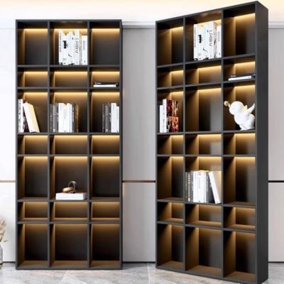 中国 ヘアライン金属の装飾の棚ステンレス製の201狭い部屋ディバイダーの棚 販売のため