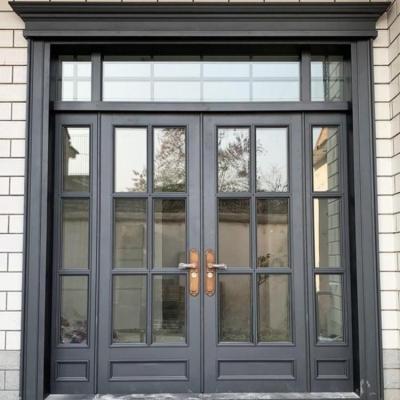 China Galvanized Steel Decorative Entry Door Modern Stainless Steel Entry Doors for sale