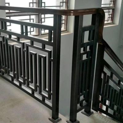 China Escalera anti del metal del resbalón que cerca la verja de aluminio interior y al aire libre de la escalera con barandilla en venta