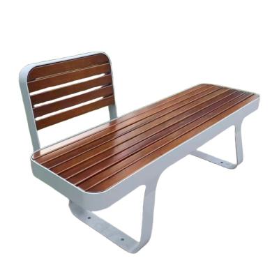 China Outdoor Metal Seating Bench The Restaurant Waiting Area Wood Bench for sale